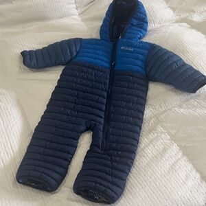 Columbia Navy and Blue Infant Snowsuit